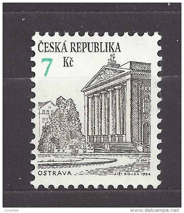 Czech Republic  Tschechische Republik  1994 MNH ** Mi  60 Sc  2894 Städte  Ostrava - Unused Stamps