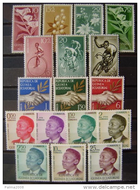 COLONIAS ESPAÑOLAS GUINEA - AÑO 1959 NUEVO (**) SIN FIJASELLOS - Guinea Spagnola