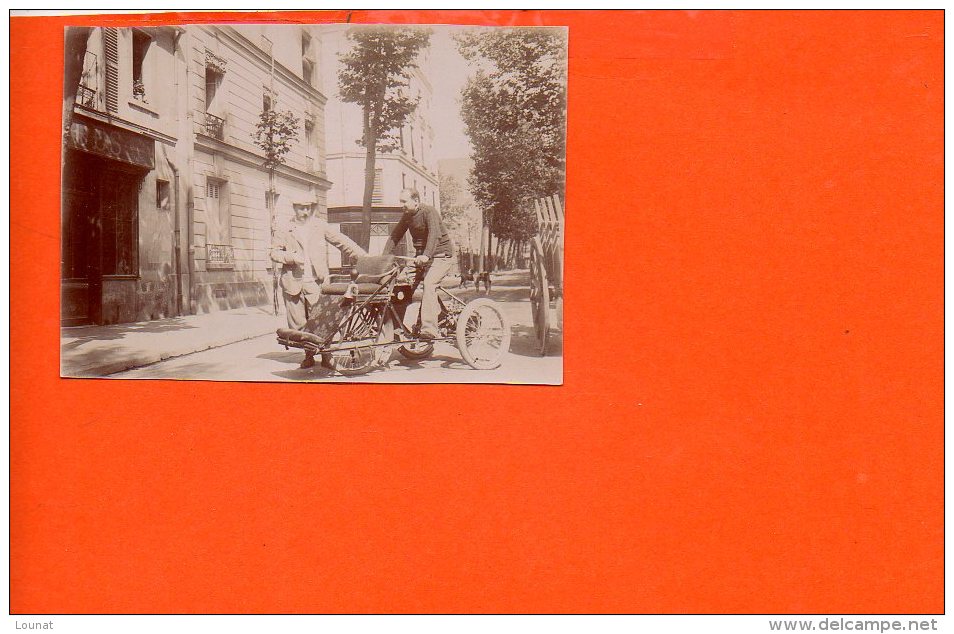 14 BLONVILLE - Centre Année 1919- Vélo - Photo De Dimensions 8.5 X 6 Cm - Autres & Non Classés