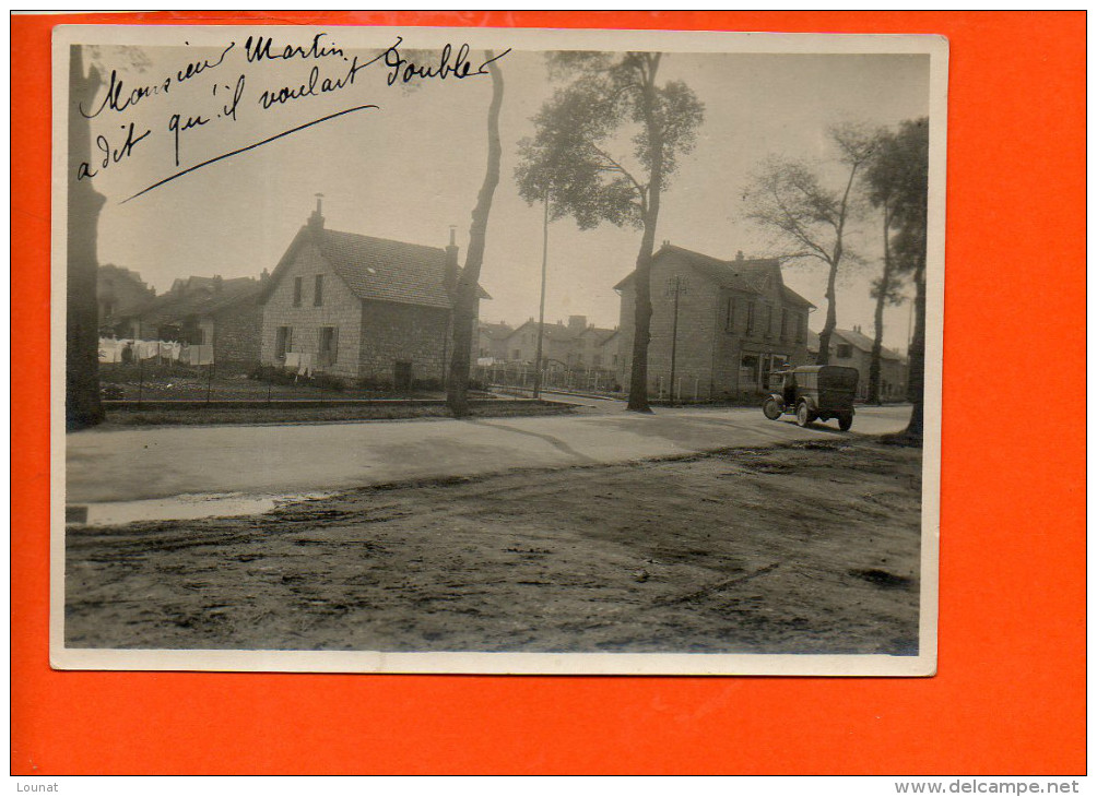 Photographie - à Identifier - Village - Camionnette (dimensions 16 X 11.5) - To Identify