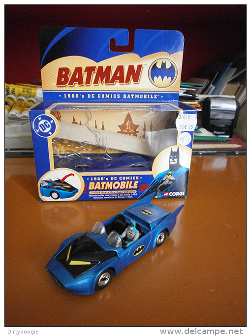 BATMAN - BATMOBILE 1980's - CORGI - DC - Dans Sa BOITE D'origine - Corgi Toys