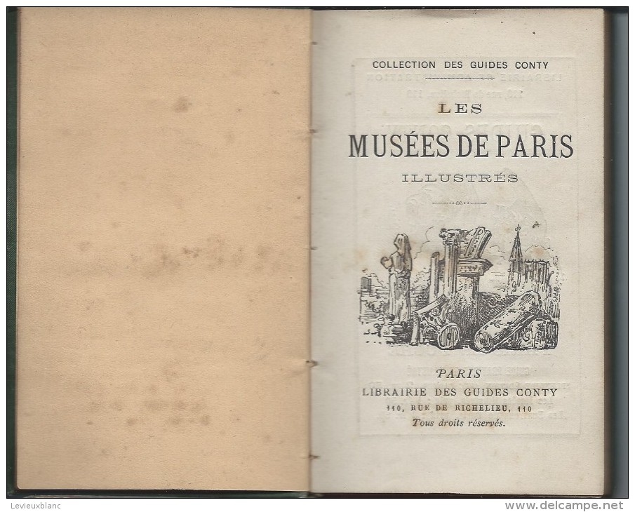 Guide CONT/Musées Illustrés/Les Musées De PARIS/Nombreuse Illustrations Et Publicités/1878  PGC86 - Museen & Ausstellungen