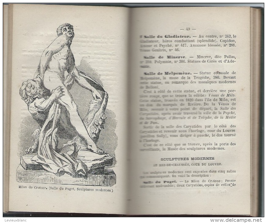 Guide CONT/Musées illustrés/Les Musées de PARIS/Nombreuse illustrations et publicités/1878  PGC86