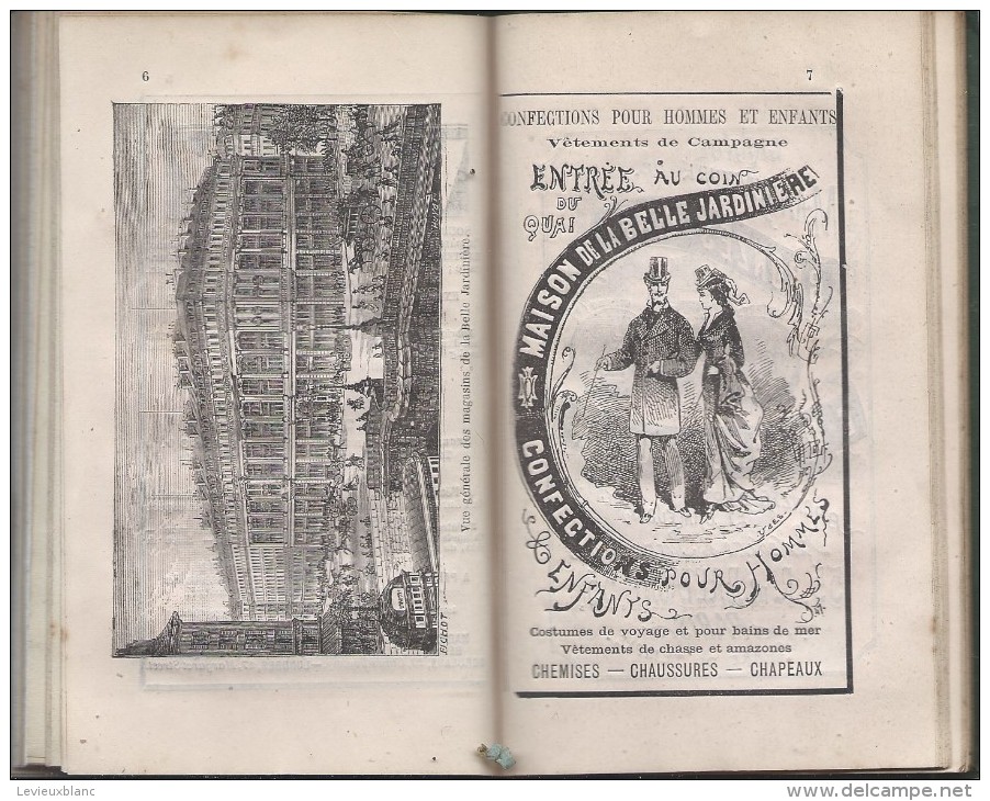 Guide CONT/Musées illustrés/Les Musées de PARIS/Nombreuse illustrations et publicités/1878  PGC86