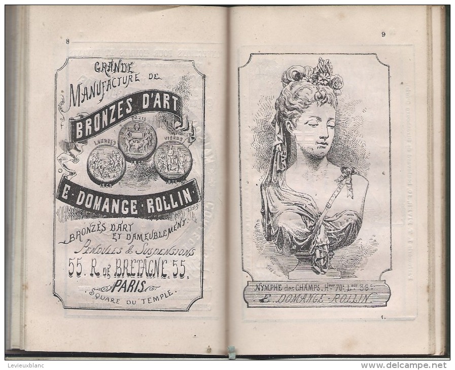 Guide CONT/Musées illustrés/Les Musées de PARIS/Nombreuse illustrations et publicités/1878  PGC86