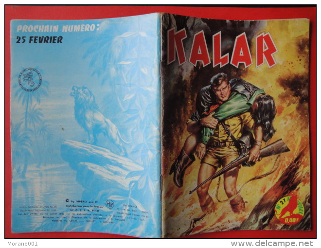 Kalar   N°27 Editions  Impéria  Petit Format      Bon état+ - Petit Format