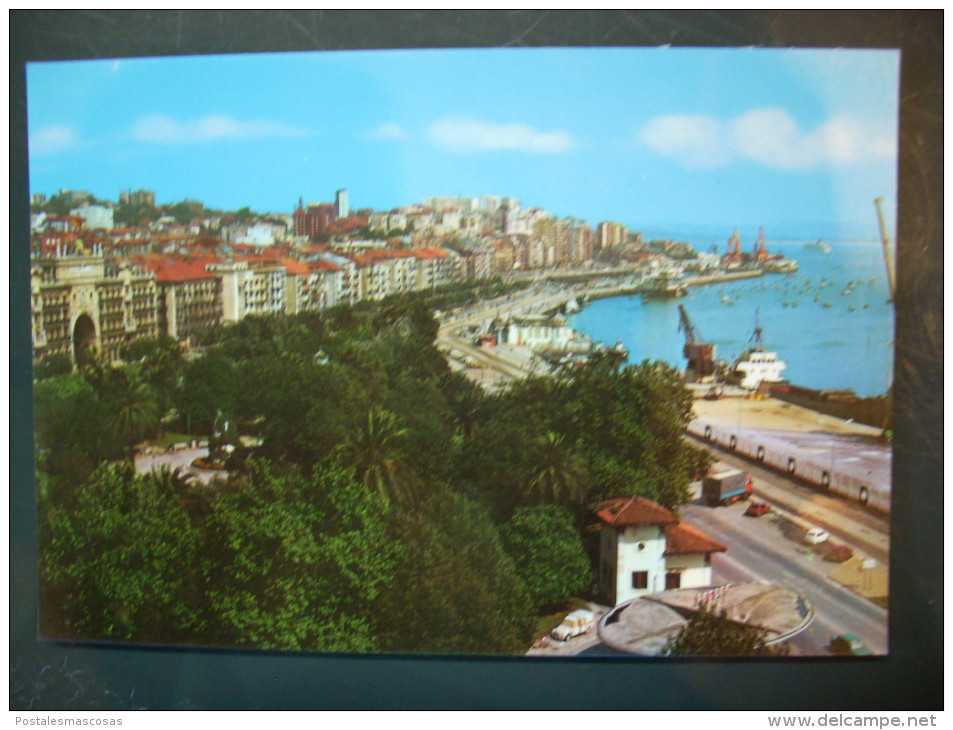 467 ESPAÑA SPAIN CANTABRIA SANTANDER JARDINES DE PEREDA POSTCARD POSTAL AÑOS 60/70 - TENGO MAS POSTALES - Cantabria (Santander)