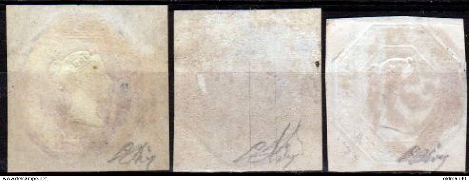 Gran-Bretagna-068 - 1847-54 - Y&T N.5/7 (o) - Privi Di Difetti Occulti. - Used Stamps