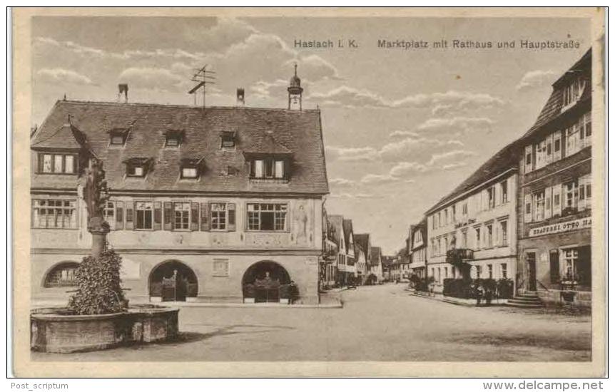 Allemagne - Haslach In Kinzigtal Markplatz Mit Rathaus Und Hauptstrasse - Brauerei - Haslach