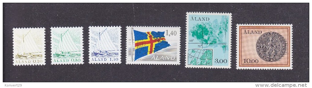 Aland Finland 1984 Definitives Mi#1-6 MNH - Aland