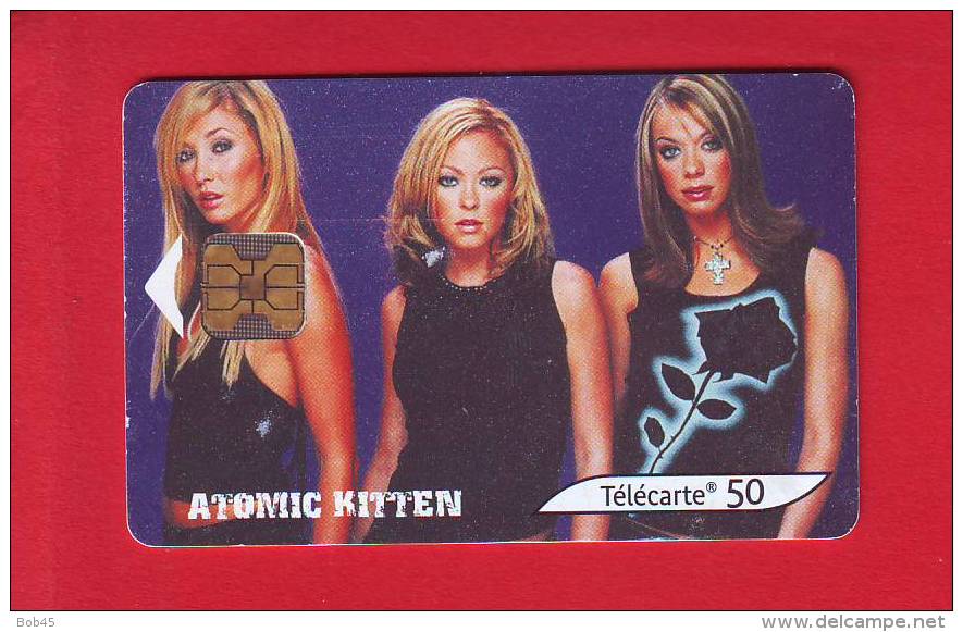 858 - Telecarte Publique Atomic Kitten (F1238A) - 2002
