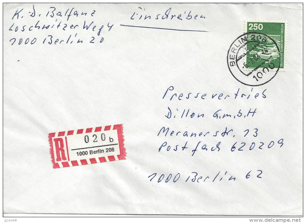 Germany (Berlin) 1982  Industrie Und Technik  (o) Mi.671 Berlin-Berlin 6.7.84 - Other & Unclassified