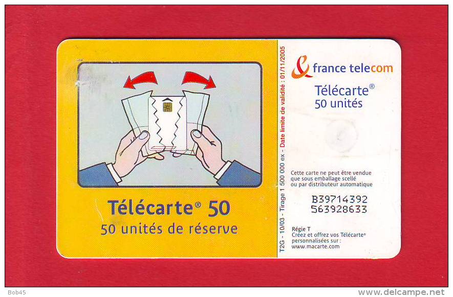 868 - Telecarte Publique Urgence 2 (F1274E) - 2003