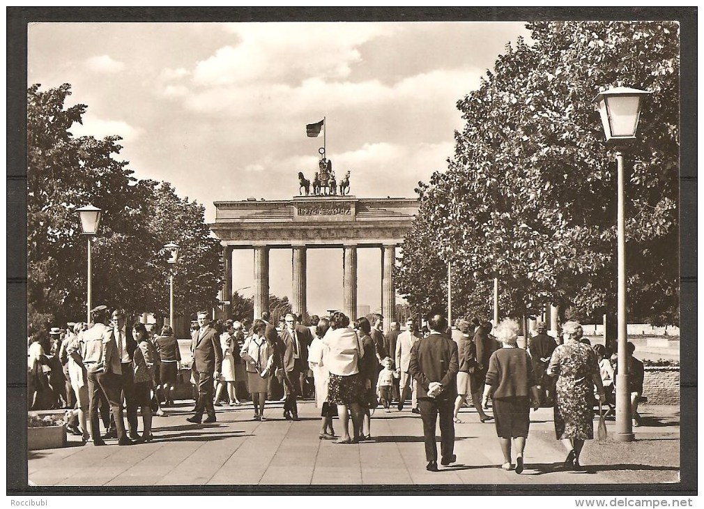 Berlin, Brandenburger Tor, 60er Jahre - Brandenburger Deur