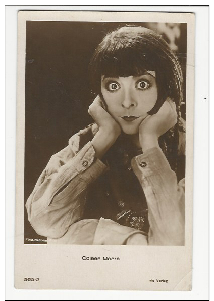 COLLEN MOORE Colleen Moore  Kathleen Morrison Vintage 1920/30s Italian Photo Postcard ( Cinema Movie Film Hollywood ) - Acteurs