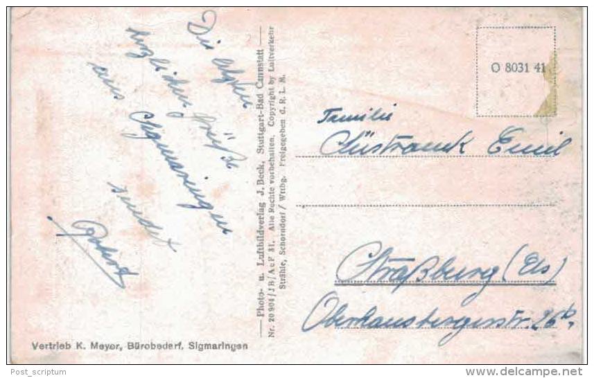 Allemagne - Sigmaringen Hohenzollern Vom Flugzeug Aus - Sigmaringen