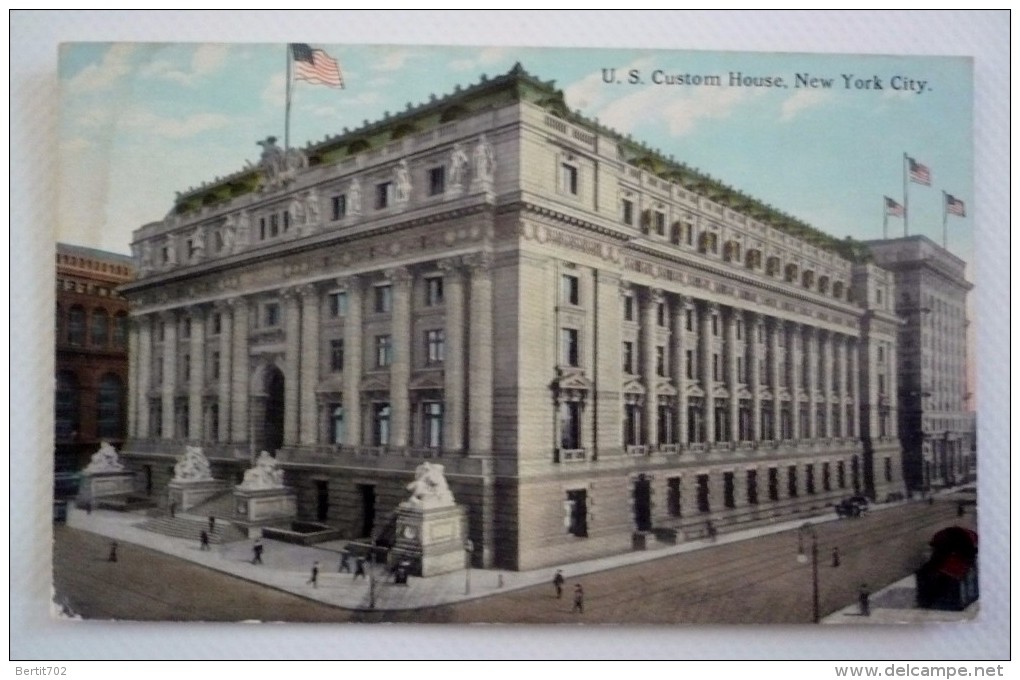 ETATS-UNIS -  U.S CUSTOM HOUSE NEW YORK CITY - Maison De La Douane - Andere Monumenten & Gebouwen