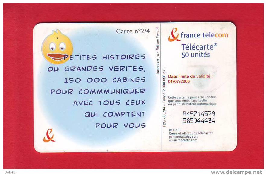 880 - Telecarte Publique Les Petits Gestes 2 Boa (F1329) - 2004