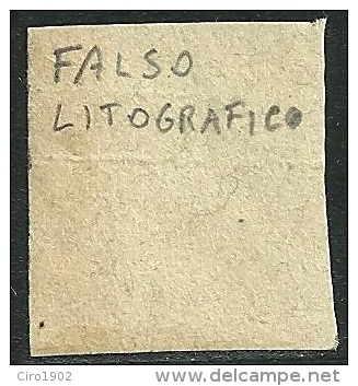 1859 - SICILIA - 20 GRANA - FALSO LITOGRAFICO - ANNULLATO - OTTIMO PER STUDIO E CONFRONTI - SPL - Sicile