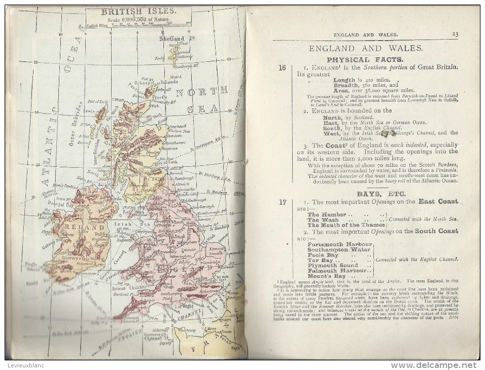 Manuel Scolaire/Geography/Oxford & Cambridge/George Gill & Sons/London/Vers 1905   PGC88 - Géographie