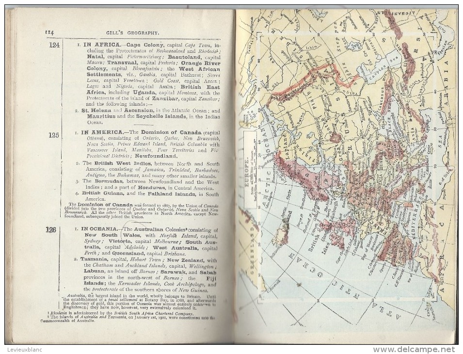 Manuel Scolaire/Geography/Oxford & Cambridge/George Gill & Sons/London/Vers 1905   PGC88 - Géographie