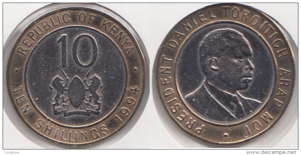 Kenya 10 Shillings 1994 Km#27 - Used - Kenya