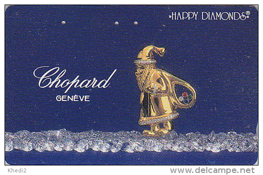 Télécarte Japon - Suisse Switzerland Schweiz - PERE NOEL / Bijouterie CHOPARD - CHRISTMAS Jewelry Japan Phonecard - Noel