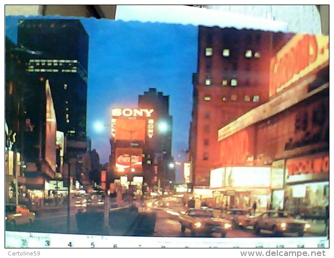 USA NEW YORK TIME  SQUARE BY NIGHT  AUTO CAR   N1980  EW1897 - Time Square