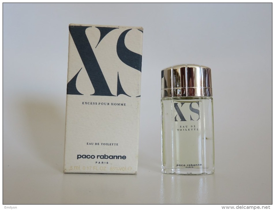 XS - Excess Pour Homme - Paco Rabanne - Miniatures Hommes (avec Boite)