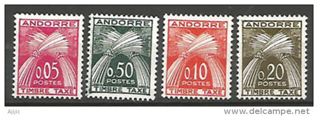 Type Gerbes, émission De 1961, Nouvelle Monnaie. Yv. 42/45.   4 T-p Neufs **. Côte 70.00 € - Ungebraucht