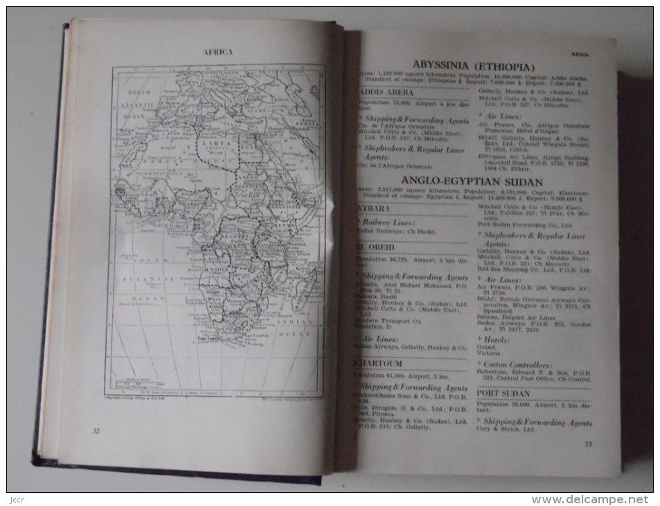 The Globe - World Directory For Land, Sea, And Air Traffic - 1953 - Transport