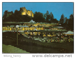 Badenweiler - Kurmittelhaus Bei Nacht Mit Ruine - Badenweiler