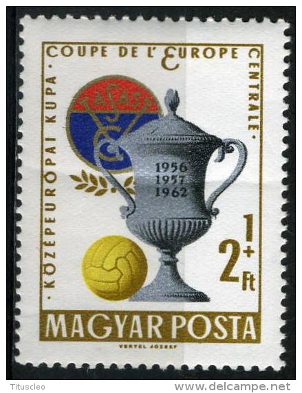 HONGRIE  1524* 2fo  + 1fo Polychrome  Coupe D´Europe Centrale De Football - Unused Stamps