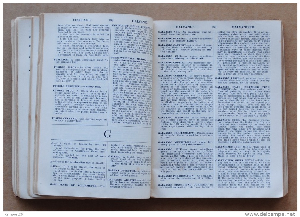 1933 AUDELS NEW ELECTRIC DICTIONARY Frank Graham SCIENCE History TERMS Edison ÉLECTRIQUE DICTIONNAIRE