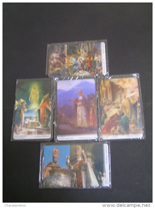 Armenia 2001 Set 5 Phonecards Mind 1700th ANNIVERSARY OF THE PROCLAMATUON OF CHRISTIANITY; - Arménie