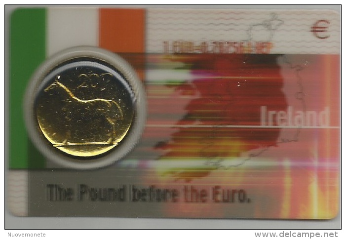 IRLANDA IRELAND COINCARD "the Paund Before The Euro" 20 P Con Il Cambio Del Paund Con L' Euro - Irlanda