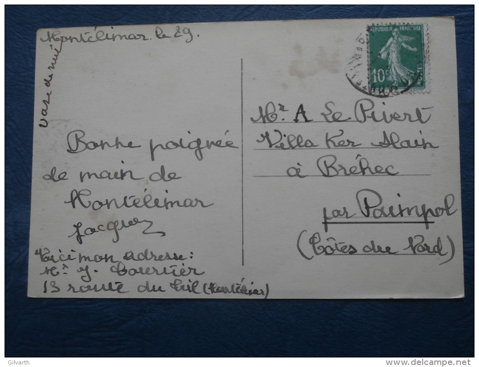 Montelimar  A Ses Enfants Morts Pour La France (1914-1918) - Animée : Enfants - Ed. Lang - Circulée - L212 - Montelimar