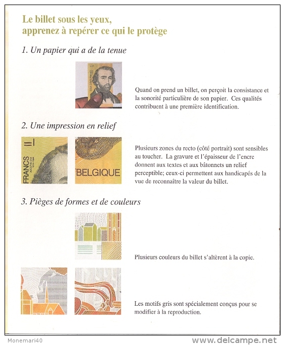 DEPLIANT (Billet De 200 Francs Belges) Dédié à ADOLPHE SAX. - Autres & Non Classés