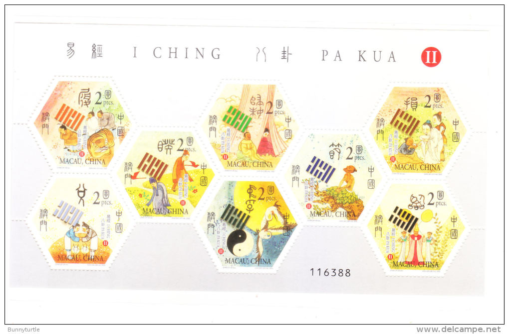 Macau Macao 2002 I Ching Pa Kua Sheet II MNH - Ongebruikt