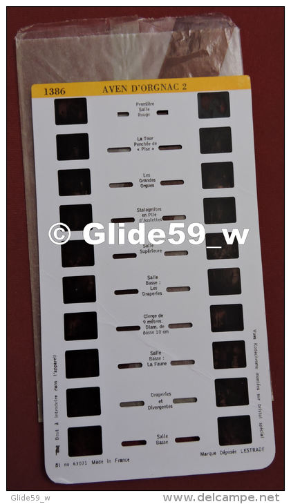 Carte Stéréoscopique LESTRADE (an. 60-70) - Aven D'Orgnac 2 - N° 1386 - Visionneuses Stéréoscopiques
