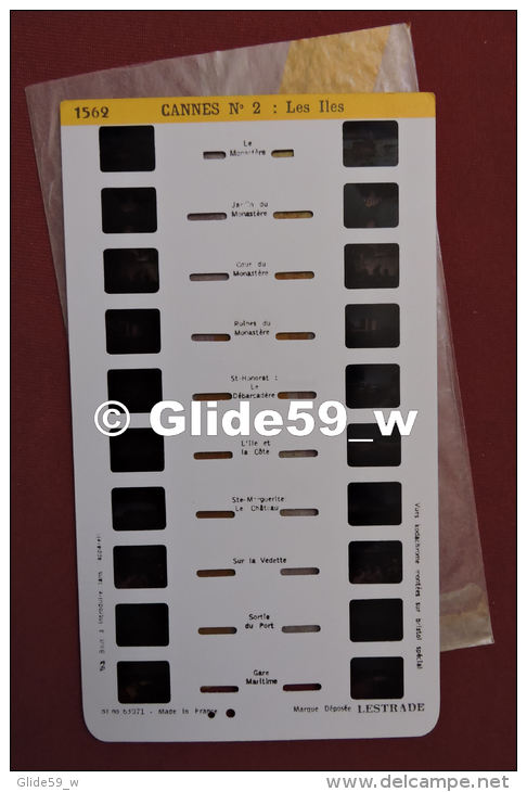 Carte Stéréoscopique LESTRADE (an. 60-70) - Cannes N° 2 - Les Iles - N° 1562 - Visionneuses Stéréoscopiques