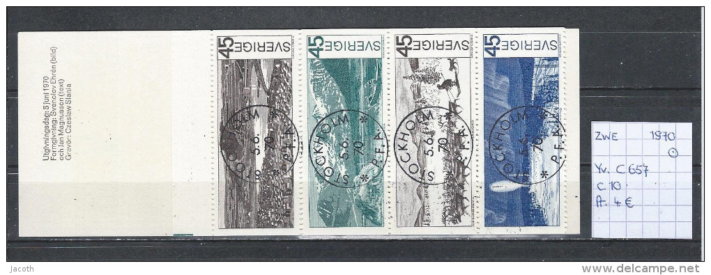 Zweden 1970 - Yv. Boekje C657 - Michel MH25 Gest./obl./used - 1951-80