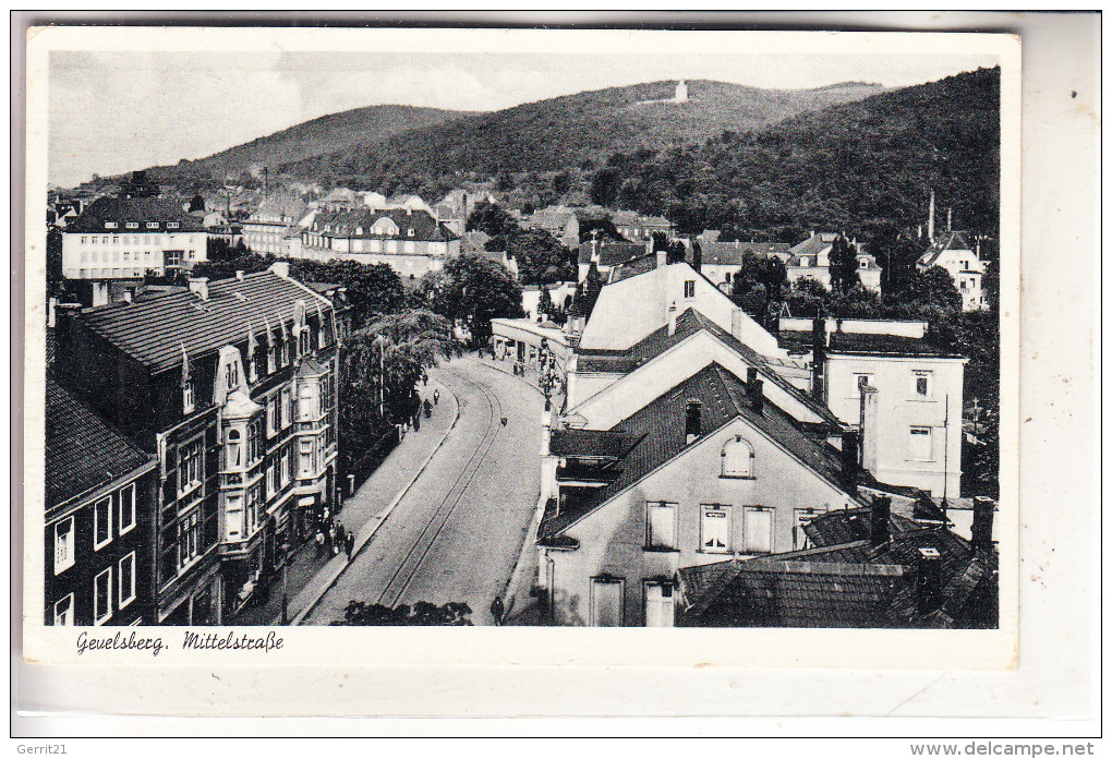 5820 GEVELSBERG, Mittelstrasse, 1954 - Gevelsberg