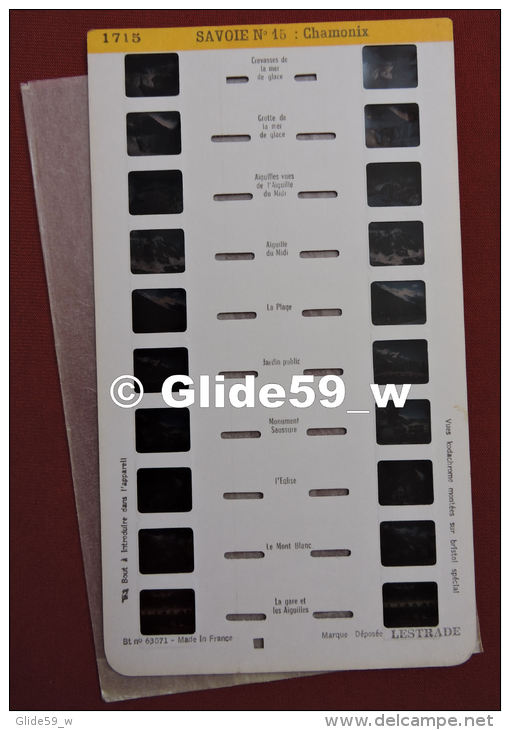 Carte Stéréoscopique LESTRADE (an. 60-70) - Savoie N° 15 - Chamonix - N° 1715 - Visionneuses Stéréoscopiques