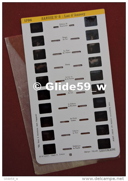 Carte Stéréoscopique LESTRADE (an. 60-70) - Savoie N° 6 - Lac D'Annecy - N° 1706 - Stereoscopes - Side-by-side Viewers