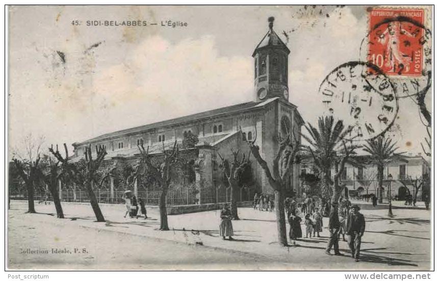 Afrique Algérie  Sidi Bel Abbès L'église - Oran