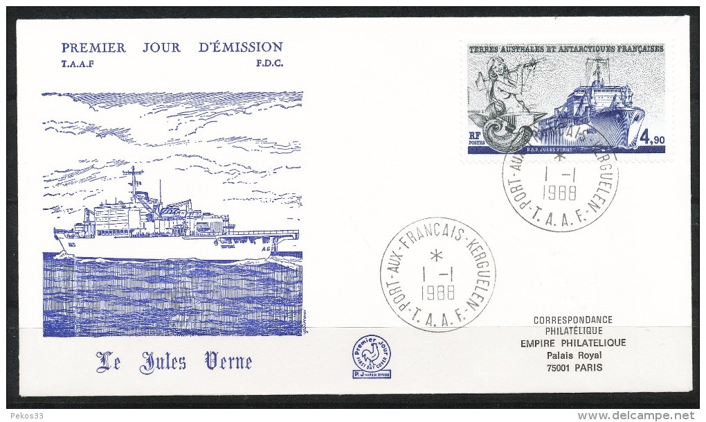 Franz.Gebiete I.d.Antarktis - Mi.Nr .     239        Gestempelt -     FDC - FDC