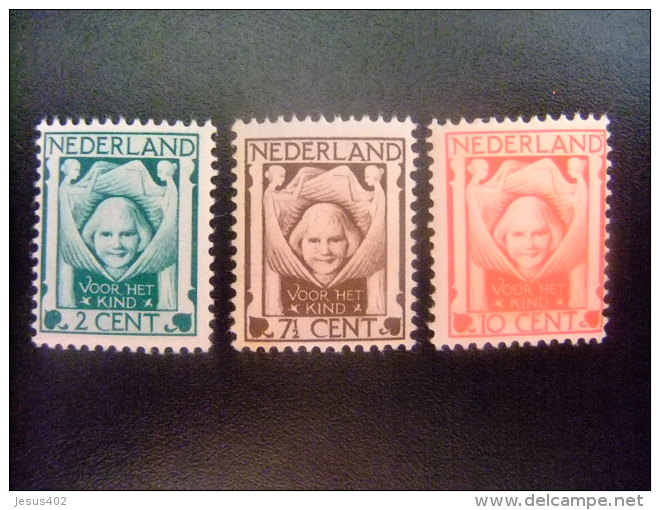 PAYS BAS NEDERLAND 1924 Yvert Nº 159 /161 ** MNH - Unused Stamps