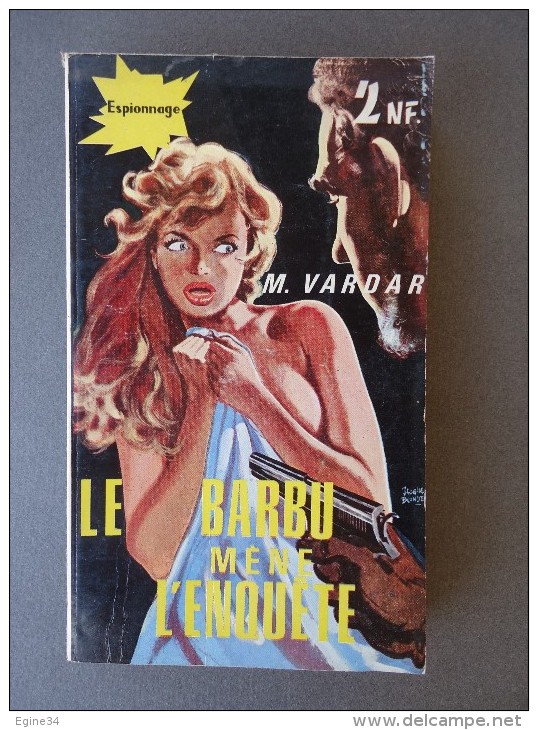 Presses Internationales  Espionnage "Choc" - No 2 - M. Vardar - Le Barbu Mène L'Enquête - 1962 - Autres & Non Classés