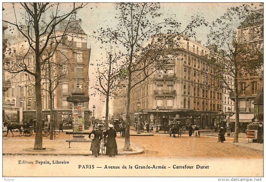 Paris - 16eme - Carrefour Duret - Avenue De La Grande Armée - Alimentation Générale - Boulangerie - Belle Animation - Distretto: 16